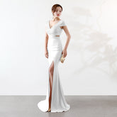Eremi slim fit Charming long fishtail dress InsStreet
