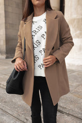 Elyanna Pocketed Coat - Camel Ins Street