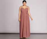 Plus Helena Formal Charming Sleeveless Chiffon Dress InsStreet