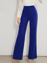 Solid High Waist Wide Leg Pants InsStreet