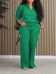 Zip Sweatshirt & Pants Set Ins Street