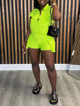 Sleeveless Cargo Shirt & Shorts Set Ins Street