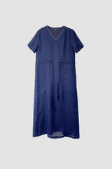 Ramie Dress in Blue InsStreet