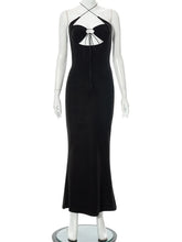 Halter Sexy Backless Hollow Out Tie Up Women Sleeveless Summer Club Party Outfits Vestidos InsStreet