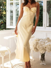 Sexy Women Sleeveless Strap Solid Color Summer Party Ruffles Ruched V-neck Cocktail Female Vestidos InsStreet