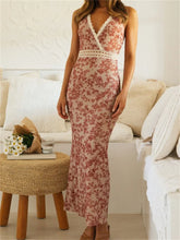 Women Sleeveless Lace Trim Tank Summer Floral Print Party for Cocktail Beach Club Vestido Streetwear InsStreet