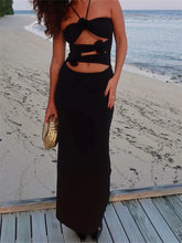 Y2K 3D Flowers Fairy Sexy Hollow Out Slim Summer Back Split Beach Party Club Outfits Vestidos InsStreet