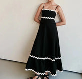 New Fashion Sexy Strapless Strap Women Long Boho Dress InsStreet