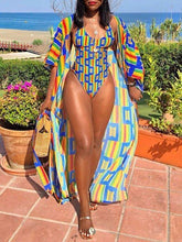 Tied One-Piece Swimsuit with Cover-up Ins Street