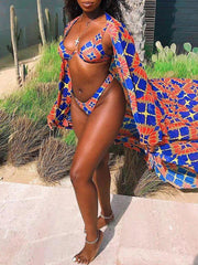 Printed Bikini with Cover-up Ins Street