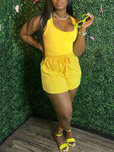 Solid Tank Top & Shorts Set Ins Street