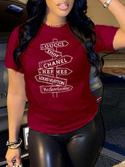 Logo Print Tee Ins Street