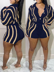 Stripe Knit Shirt & Shorts Set--Clearance Ins Street