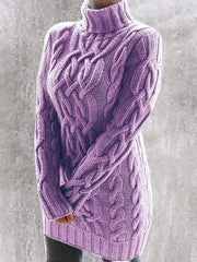 Cable-Knit Turtleneck Sweater--Clearance Ins Street