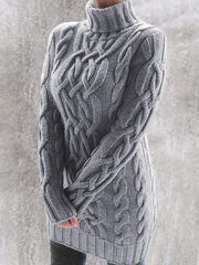 Cable-Knit Turtleneck Sweater--Clearance Ins Street