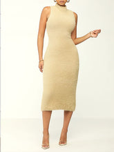 Fuzzy Sleeveless Dress--Clearance Ins Street