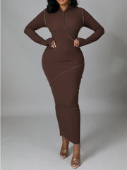 Inside-Out Hooded Dress Ins Street