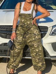Camo Cargo Jumpsuit Ins Street