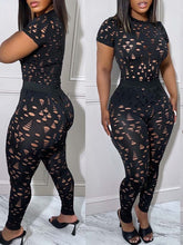 Ripped Top & Pants Set Ins Street