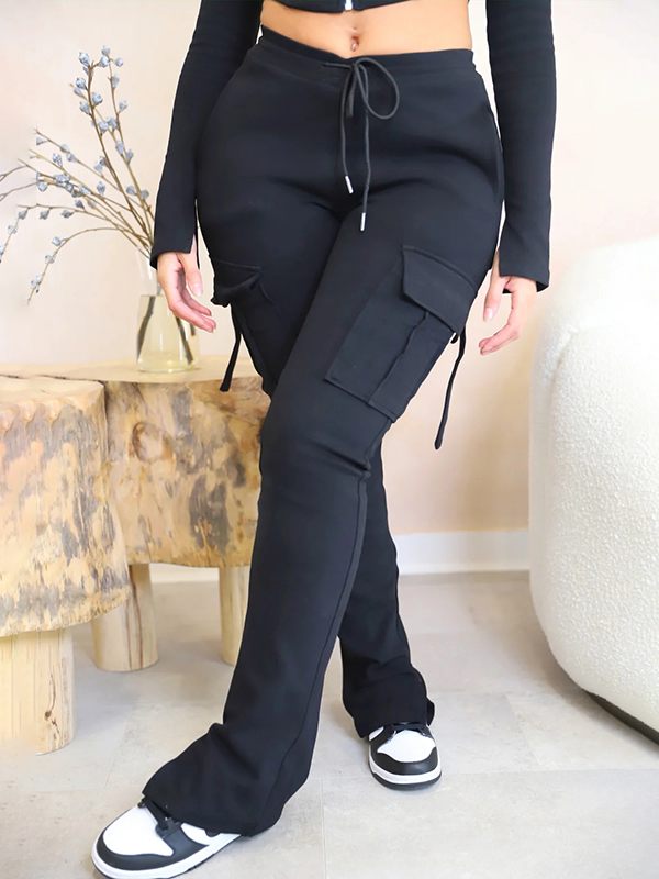 Drawstring Cargo Pants Ins Street