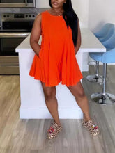 Solid Sleeveless Dress Ins Street