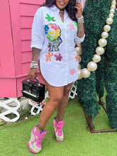 Studded Shirt Dress Ins Street