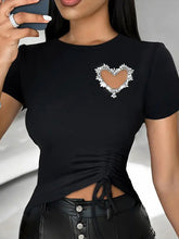 Heart Studded Tee Ins Street