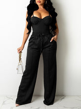Solid Cami Top & Wide-Leg Pants Set--Clearance Ins Street