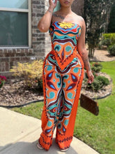 Printed Tied Top & Pants Set Ins Street