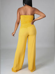 Smocked Bandeau Top & Pants Set Ins Street