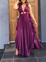 Ruffle Cami Dress Ins Street