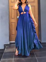 Ruffle Cami Dress Ins Street