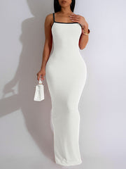 Contrast Cami Dress Ins Street