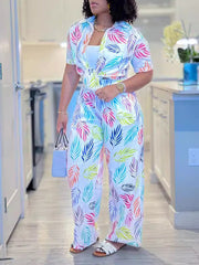 Printed Shirt & Pants Set Ins Street