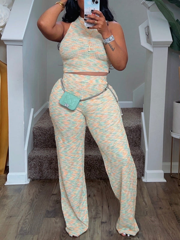 Printed Tank Top & Pants Set Ins Street