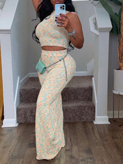 Printed Tank Top & Pants Set Ins Street