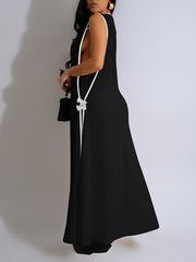 Sleeveless Tunic Top & Pants Set Ins Street