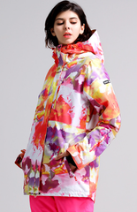 Colorful High Waterproof Windproof Ski Snowboard Jacket Ins Street