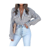 Puerto Rico Striped Button Down Top Ins Street
