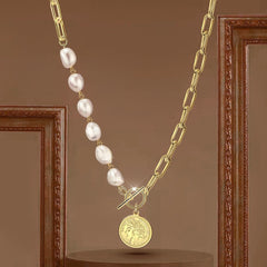 Shashi - Republique Dual Pendant Necklace - Gold Ins Street