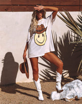 Happy Out West Relaxed Cotton Tee Ins Street