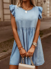 Firefly Tencel Pocketed Babydoll Dress Ins Street