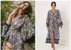 Best Part Textured Floral Duster - FINAL SALE InsStreet