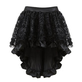 Sexy Steampunk Lace Floral Skirt InsStreet