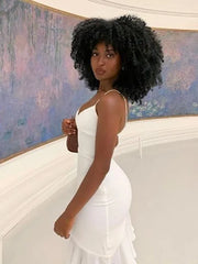 Spaghetti Straps Ruffles Mini Club Party Sleeveless Slip Summer Sun Midi Dress InsStreet