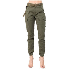 Solid Pants With Belt Wide Pants Pantalones InsStreet