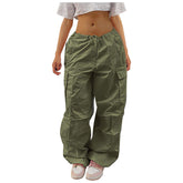 Straight Wide Leg Loose Trousers Cargo Pants InsStreet