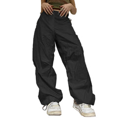 Low Waist Loose Sweatpants Vintage Parachute Pants InsStreet