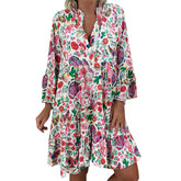 Summer Y2k Ladies Loose Bohemian Short Women's Boho Dress InsStreet