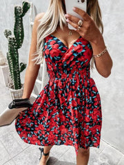 Floral Print Vintage Casual Dress InsStreet